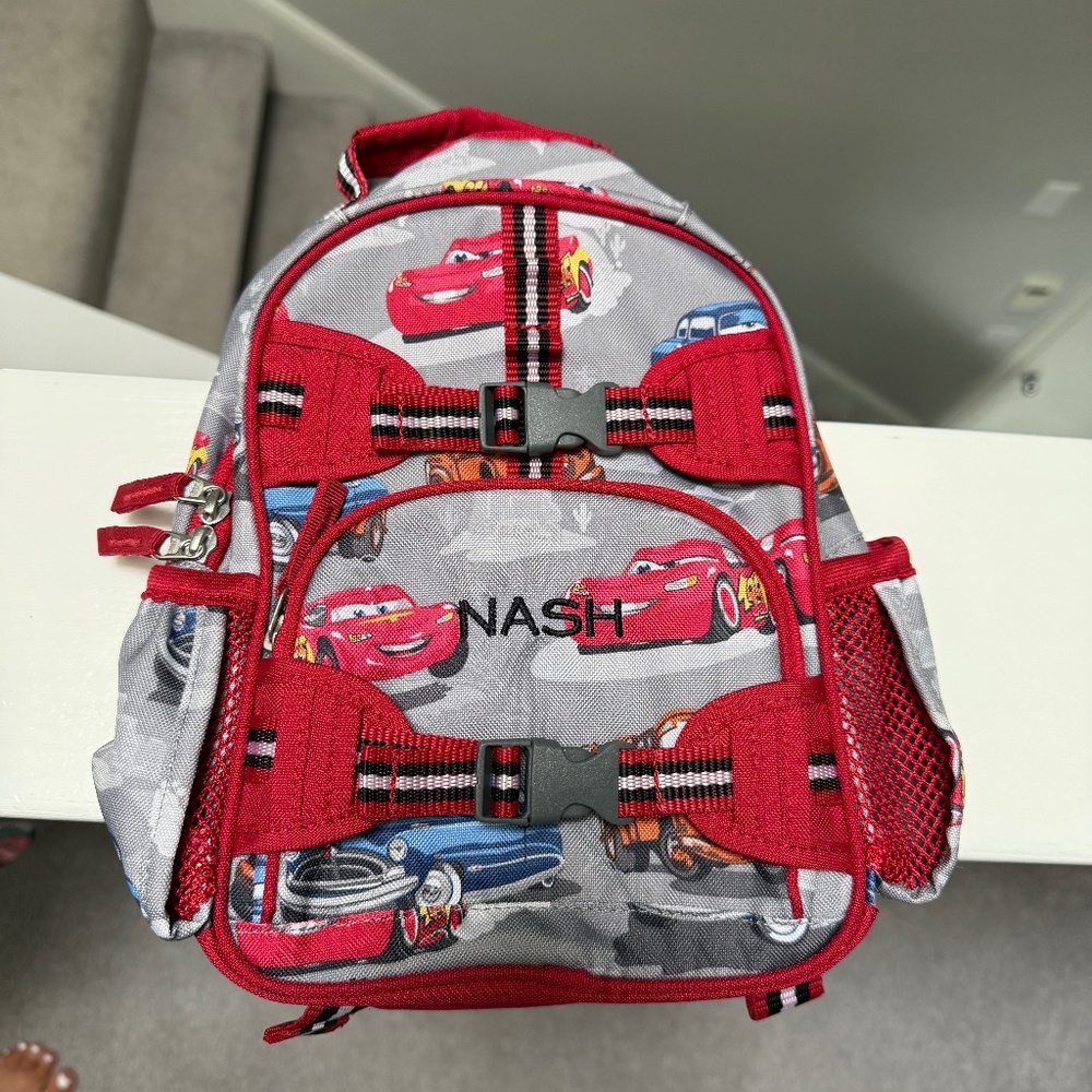 Pottery Barn Kids mini backpack- monogrammed “Nash”
